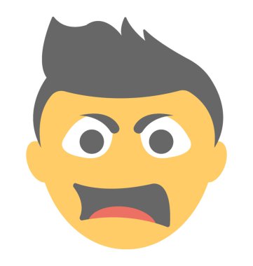 Perişan bir surat, yorgun yüz ifadesi emoji üzerinden