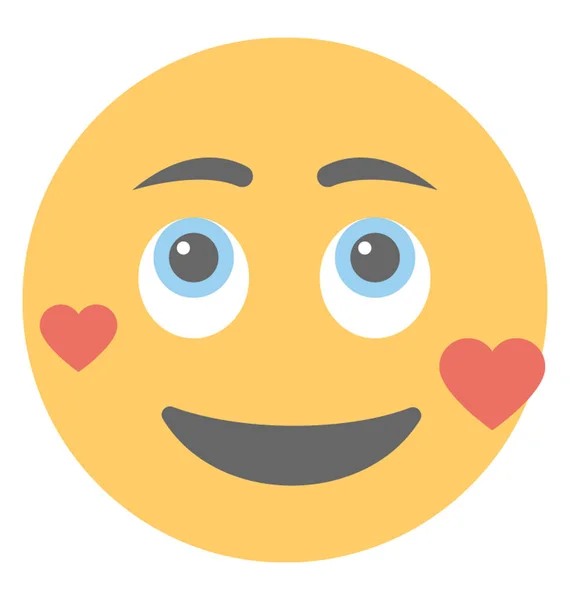 Emoji Που Αντιπροσωπεύουν Αίσθημα Αγαπούσε Έννοια — Διανυσματικό Αρχείο
