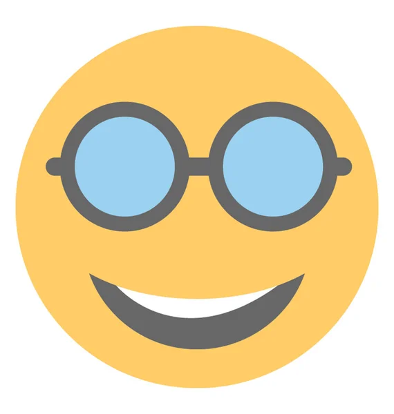 Cool Emotikony Happy Emoji — Stockový vektor