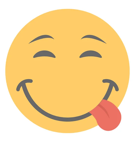 社交交流平台 Emoji 表情淘气的表情 — 图库矢量图片