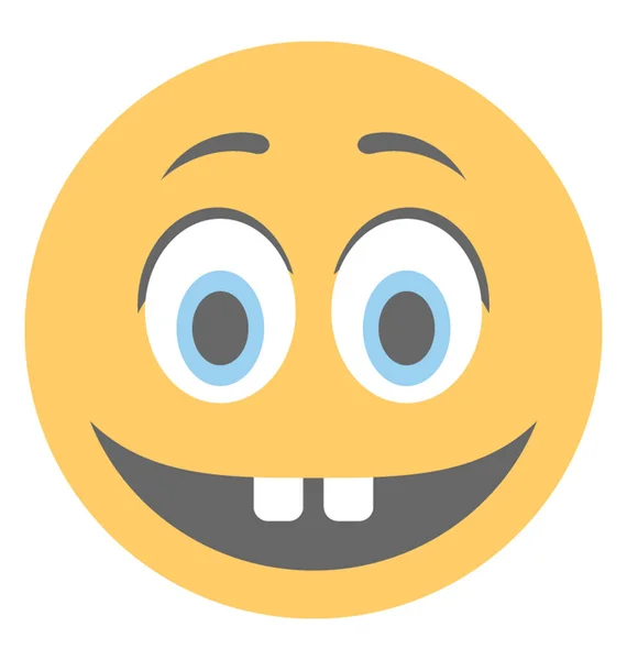 Emoticon Que Descreve Expressão Ser Nerd —  Vetores de Stock