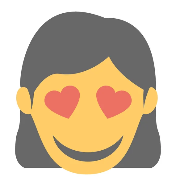 Emoji Представляють Почуття Любив Концепції — стоковий вектор