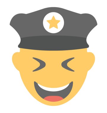 Neşeli ifade yoluyla ifade simgesi