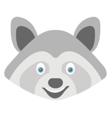 Sevimli çizgi stili kedi emoji