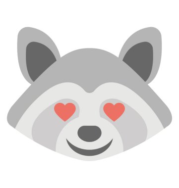 Sevimli çizgi stili kedi emoji