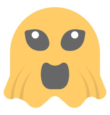 Korkunç olma ifade resmeden bir hayalet ifade 