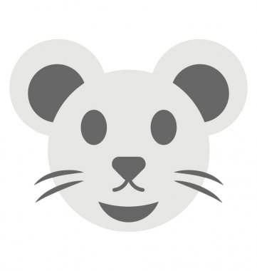 Hamster ifade bayraklarında bıyık bir surat