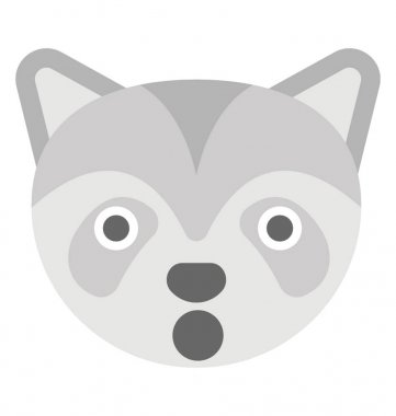 Şirin fox yüz ifade şaşkınlık ifade