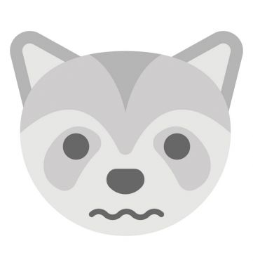 Şirin fox ifade ifade yorgun olmak yüz 