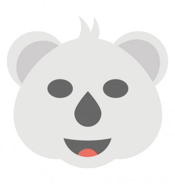 Gülen şaşkınlık ifade bir ayı yüz