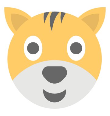 Smiley ifade mutlu olmak bir ayı yüz