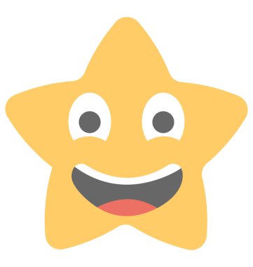 Bir sosyal iletişim platformları emoji ifade gülüyor