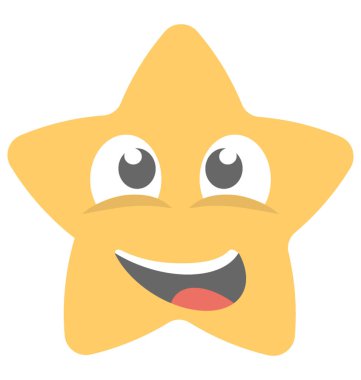 Bir sosyal iletişim platformları emoji ifade gülüyor