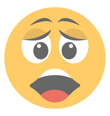 Sürpriz smirking ifade yüz