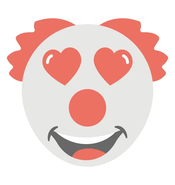 Emoji Représentant Sentiment Aimé Adorable Concept — Image vectorielle