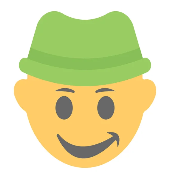 社交交流平台 Emoji 表情快乐表达 — 图库矢量图片