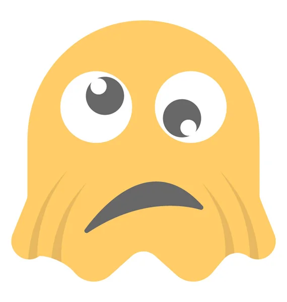 Emoji Som Representerar Trötthet Koncept — Stock vektor