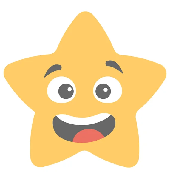 Sebuah Platform Komunikasi Sosial Emoji Ekspresi Tertawa - Stok Vektor