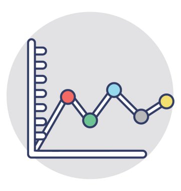 Düz simgesi tasarım trend grafik