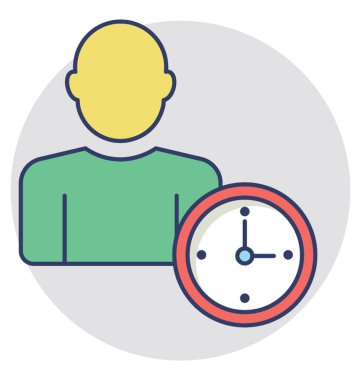 Bir kişi saat bayraklarında randevu ile