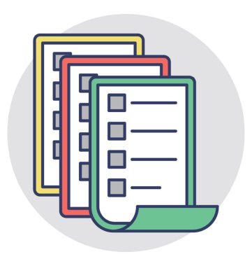 Evrak kavramı gösterilen farklı sayfaları