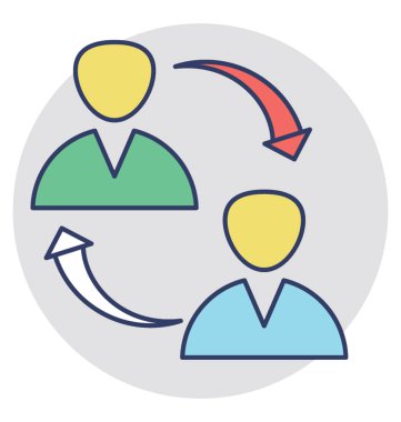 İnsanlar gösteren kişisel bağlantı bağlı