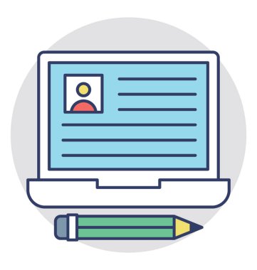 Çalışan izleme yazılımı düz simgesini 