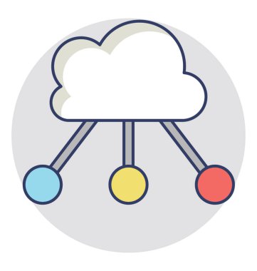 bulut hesaplama ağı diyagramı 