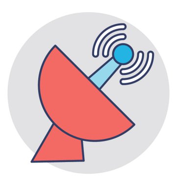 Verici yayın sinyalleri simgesi