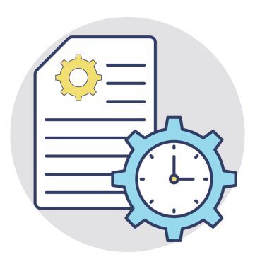 Zaman yönetimi Icon Arşiv