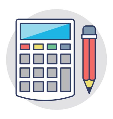 Bir hesap makinesi ile kalem kavramı finansman 