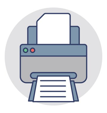 Parmak izi ile bir bilgisayar çıkış makine 