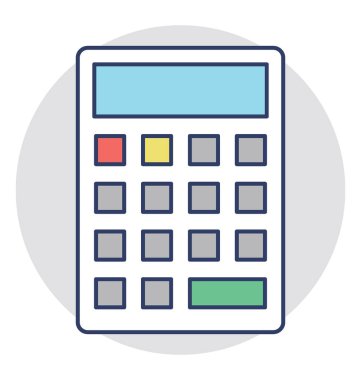 Muhasebe ve Finans amaç için bir hesap makinesi 