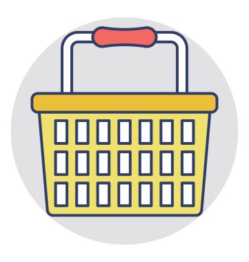  Amaç alışveriş için bir el sepeti