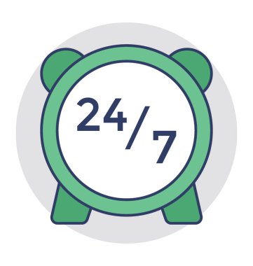 Bir çalar saat 24/7 hizmet anlayışı ile