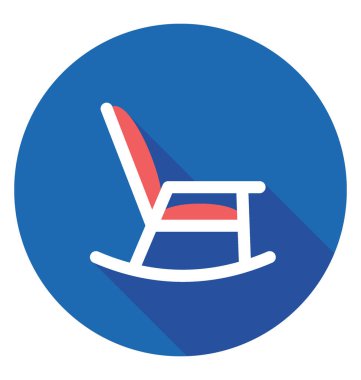 Rahatlamak için kullanılan bir sallanan sandalye