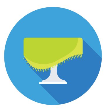 Yeşil masa örtüsü ile tablo 