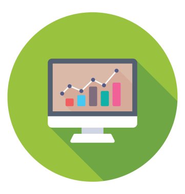 Börek ve çizgi grafik ile bir Infographic aracınıza 