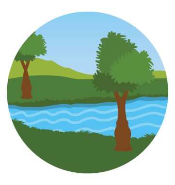 Doğa ve yeşil taze bir görünüm 