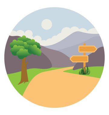 Bir yol için tarım ve Ormancılık amaçları 