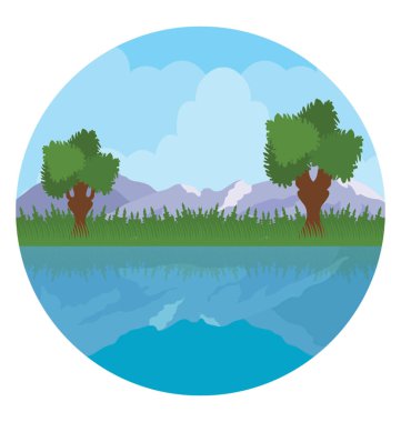 Doğa ve yeşil taze bir görünüm 