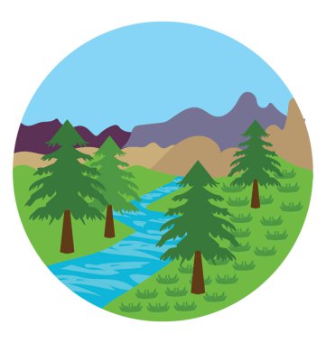 Doğa ve yeşil taze bir görünüm 