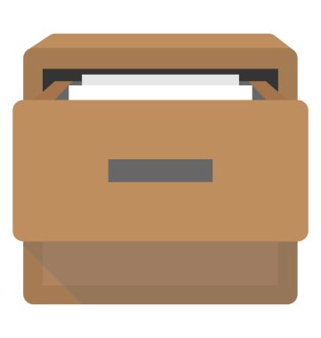 Dosya klasörleri ile açılan bir kart Kataloğu