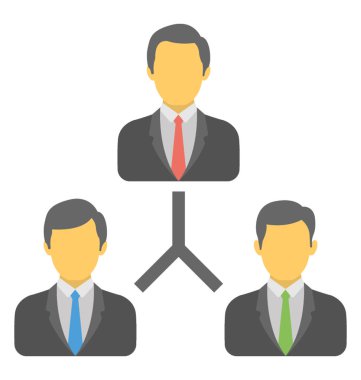 Bir iş hiyerarşi veya liderlik kavramı