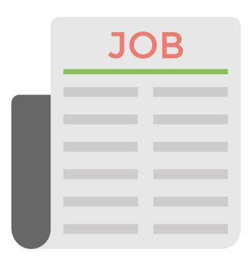 Bir gazete ile iş ilanları 