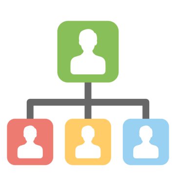 Ofis yönetimi için hiyerarşik yapısı 