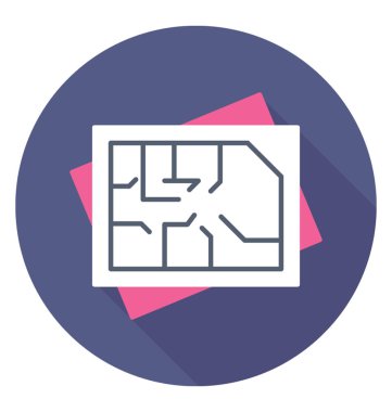 Bir teknik resim veya mimari planı planı olduğunu 