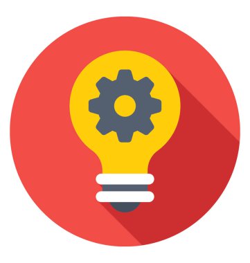 Ampul cog gösteren yenilikçi fikir kavramı içinde 