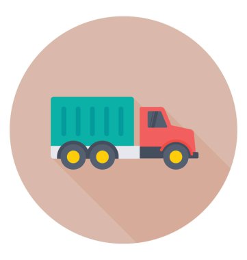 Lojistik taşımak için kullanılan bir araç 