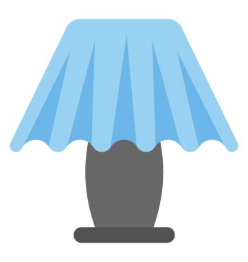 Yatak odası için mavi başucu masa lambası 